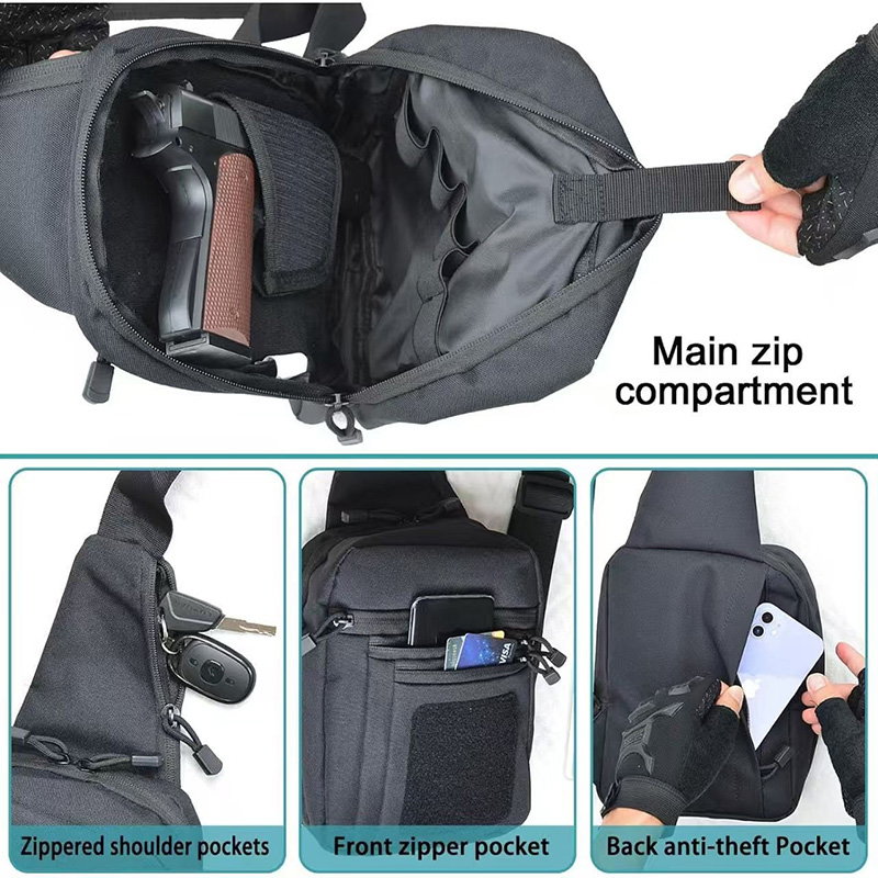 Tactische pistooltas Verborgen - Edc Concealed Carry Sling Bag recensie en prijs