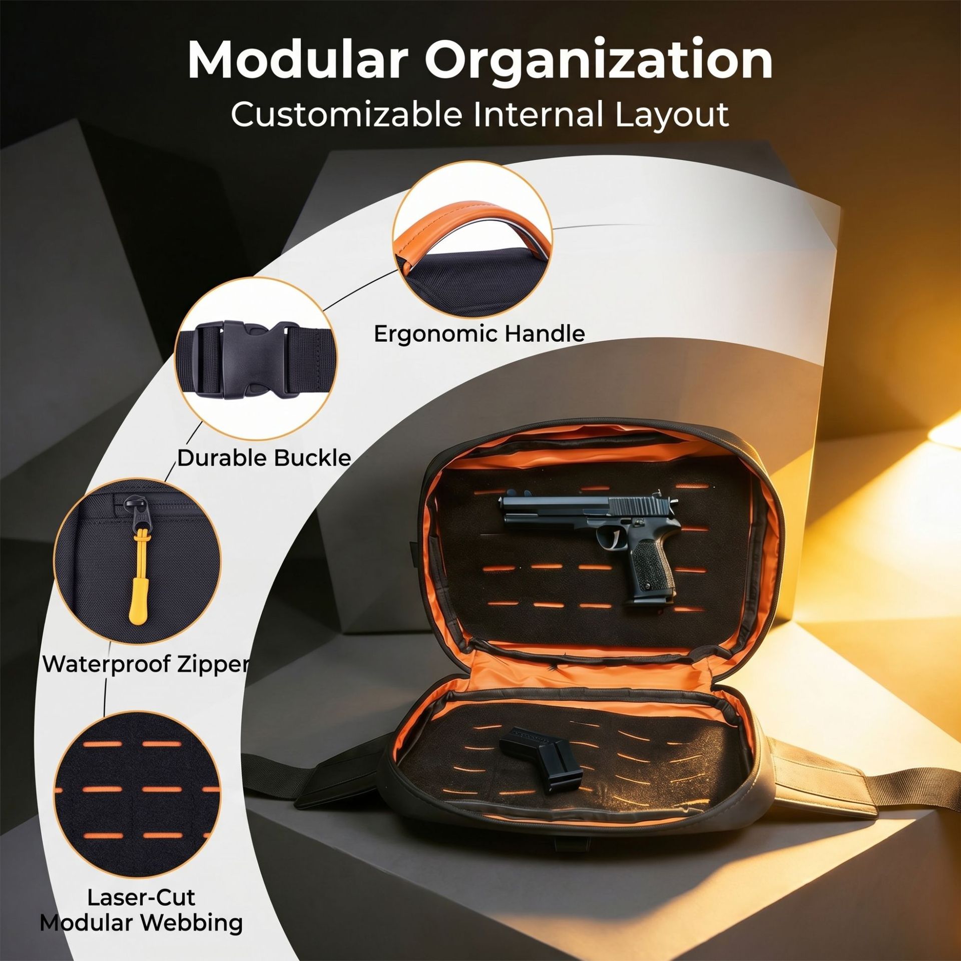 Magnetische, snel te openen ta - Edc Concealed Carry Sling Bag recensie en prijs