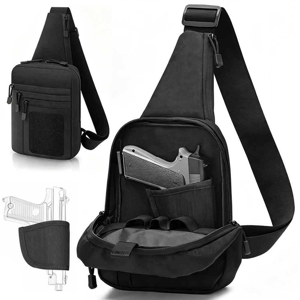 Verborgen draagtas voor wapens - Edc Concealed Carry Sling Bag recensie en prijs