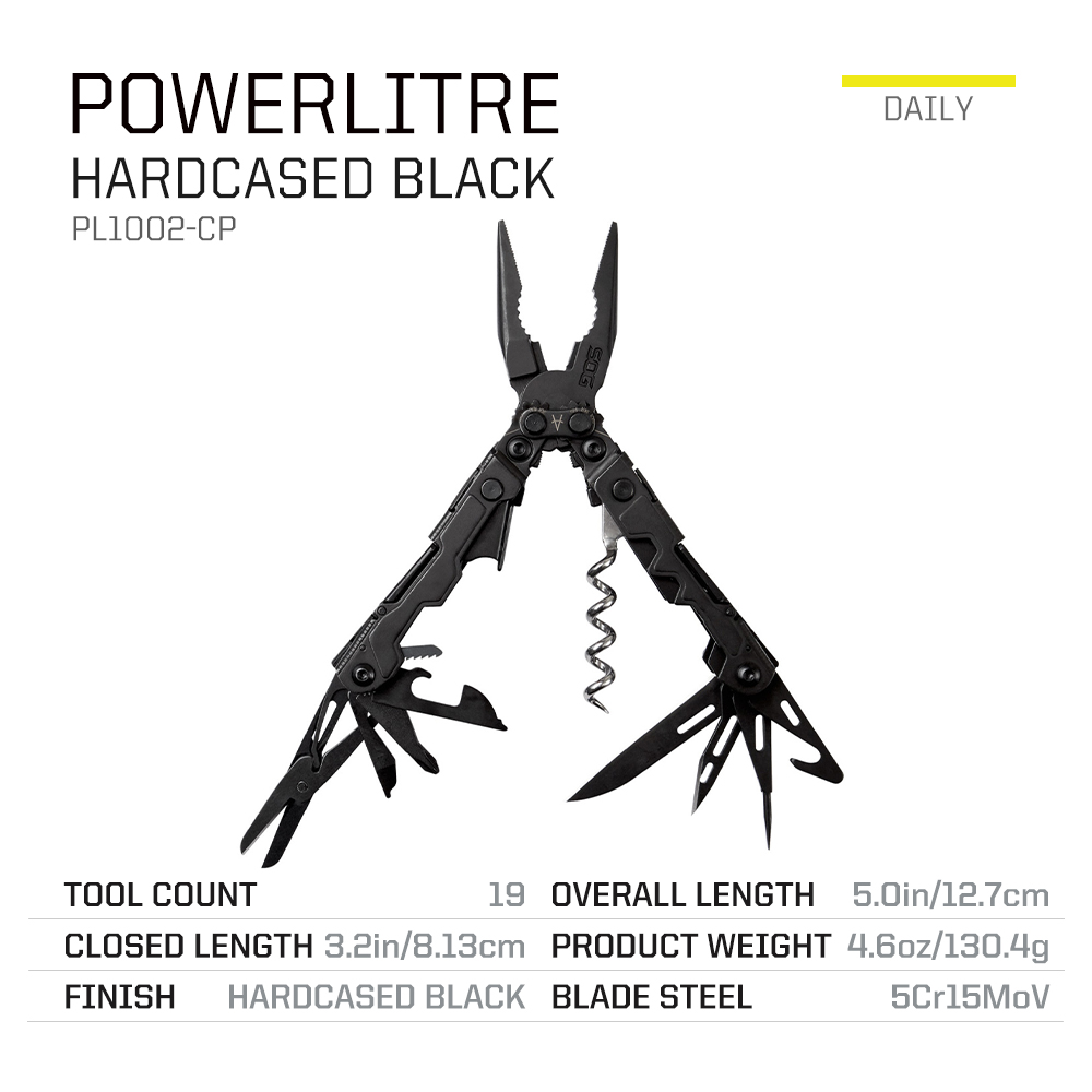 SOG PowerLitre 19 Functies Com - Edc Carry Knife recensie en prijs